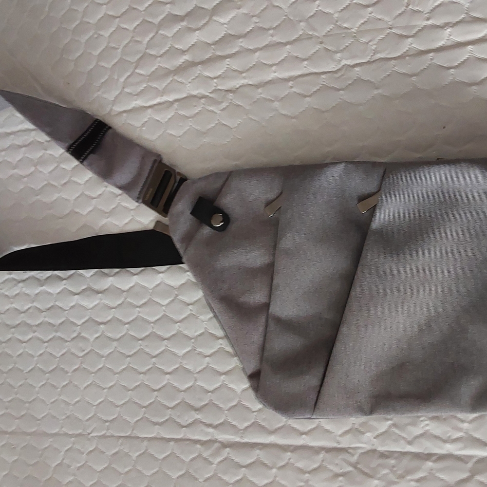 Stylish Gray Crossbody Bag